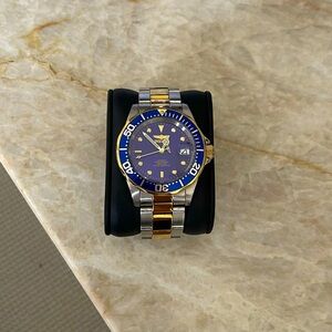 Invicta pro diver men's watch 40 MM, steel, gold